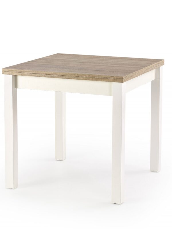 Elona bedside table, grey and copper