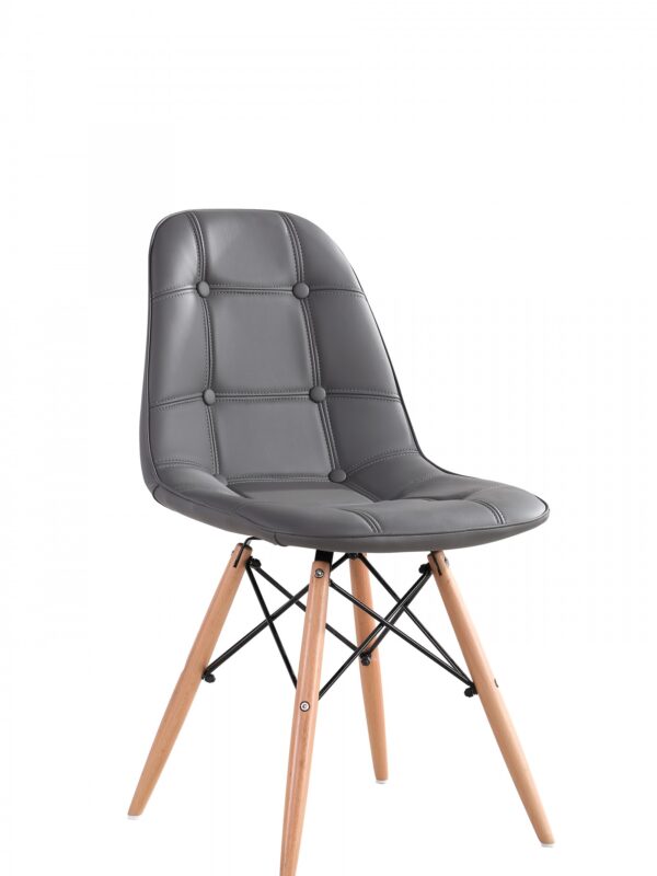 Herman Arm Chair,  Finch Grey Cotton