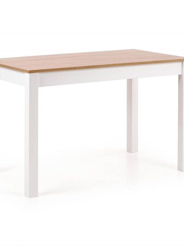 Boone 8 Seat Dining Table, White Concrete